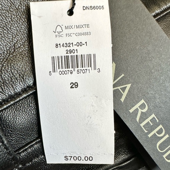 NWT! Banana Republic The Straight 100% Genuine Leather Pant - Multiple 🌸 - Picture 7 of 7